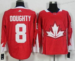 Herren Team Kanada #8 Drew Doughty 2016 World Cup Of Hockey Game Trikots – Rot