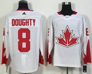 Herren Team Kanada #8 Drew Doughty 2016 World Cup Of Hockey Game Trikots – Weiß