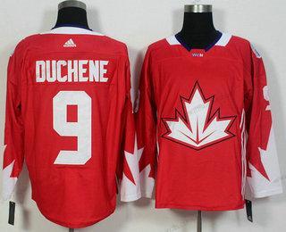 Herren Team Kanada #9 Matt Duchene 2016 World Cup Of Hockey Game Trikots – Rot