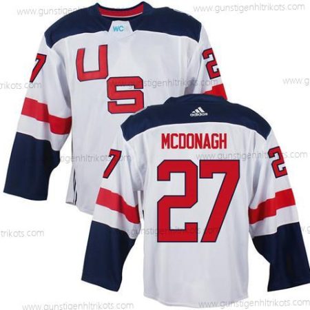 Herren Team USA #27 Ryan Mcdonagh 2016 World Cup Of Hockey Game Trikots – Weiß