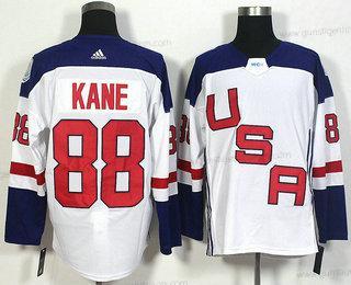 Herren Team USA #88 Patrick Kane 2016 World Cup Of Hockey Game Trikots – Weiß