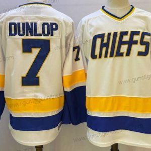 Herren The NHL Movie Edtion #7 Dunlop Trikots – Weiß