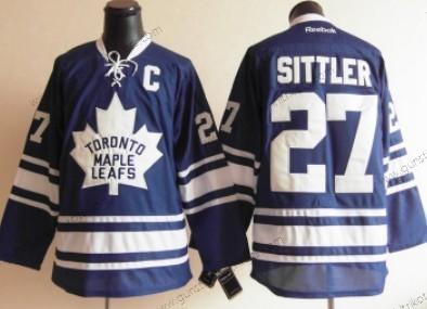 Herren Toronto Maple Leafs #27 Darryl Sittler Ausweichtrikot Trikots – Blau