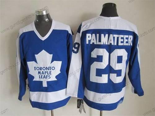 Herren Toronto Maple Leafs #29 Felix Potvin 1982-83 CCM Vintage Trikots – Blau