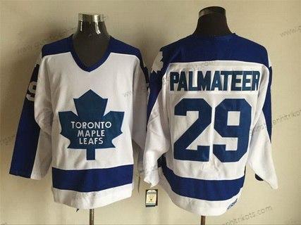 Herren Toronto Maple Leafs #29 Mike Palmateer 1978 CCM Vintage NHL Hockey Trikots – Weiß