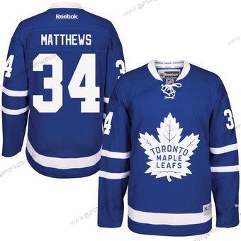 Herren Toronto Maple Leafs #34 Auston Matthews Reebok Royal Heimtrikots Premier Trikots – Blau Weiß