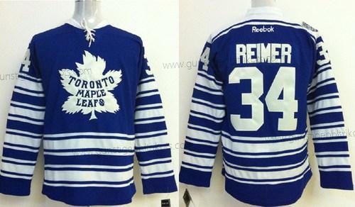 Herren Toronto Maple Leafs #34 James Reimer 2014 Winter Klassisch Trikots – Blau