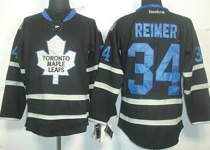 Herren Toronto Maple Leafs #34 James Reimer Ice Trikots – Schwarz