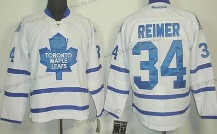 Herren Toronto Maple Leafs #34 James Reimer Trikots – Weiß