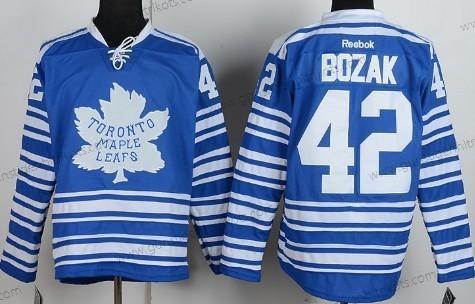 Herren Toronto Maple Leafs #42 Tyler Bozak 2014 Winter Klassisch Trikots – Blau