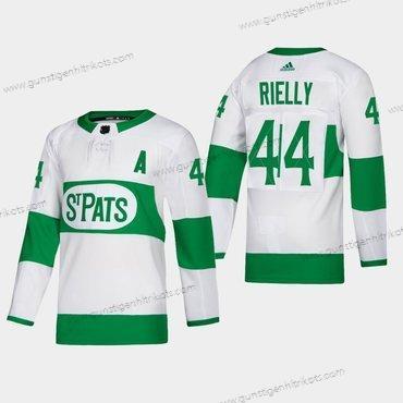 Herren Toronto Maple Leafs #44 Morgan Rielly Toronto St. Pats Road Authentisch Spieler Trikots – Weiß