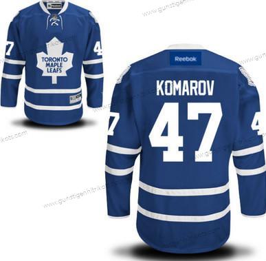 Herren Toronto Maple Leafs #47 Leo Komarov Trikots – Blau