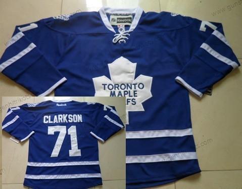 Herren Toronto Maple Leafs #71 David Clarkson Trikots – Blau