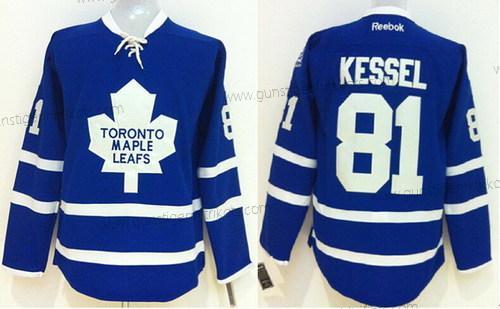 Herren Toronto Maple Leafs #81 Phil Kessel Trikots – Blau