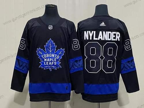 Herren Toronto Maple Leafs #88 William Nylander X Drew House Inside Out Strickerei Trikots – Schwarz