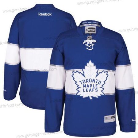 Herren Toronto Maple Leafs Personalisiertes 2017 Centennial Klassisch Strickerei Reebok Hockey Trikots – Blau