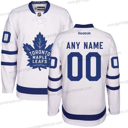 Herren Toronto Maple Leafs Personalisiertes Auswärtstrikots Strickerei NHL 2016-17 Reebok Hockey Trikots – Weiß