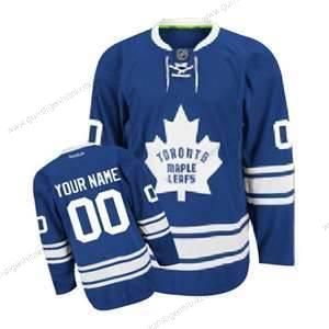 Herren Toronto Maple Leafs Personalisiertes Ausweichtrikot Trikots – Blau