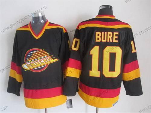 Herren Vancouver Canucks #10 Pavel Bure 1985-86 CCM Vintage Trikots – Schwarz