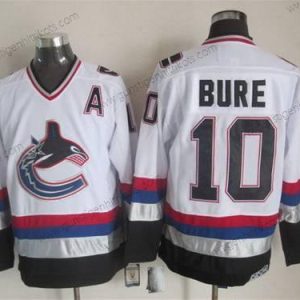 Herren Vancouver Canucks #10 Pavel Bure 1997-98 CCM Vintage Trikots – Weiß