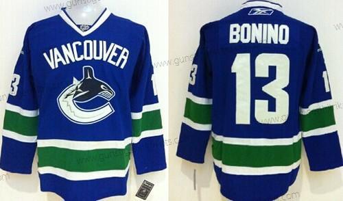 Herren Vancouver Canucks #13 Nick Bonino Trikots – Blau