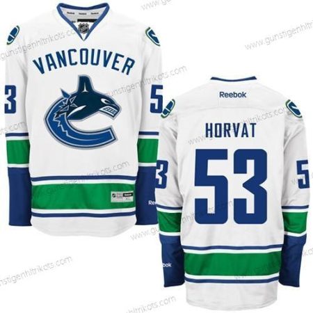 Herren Vancouver Canucks #53 Bo Horvat NHL Reebook Trikots – Weiß