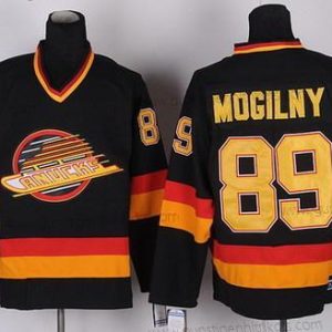 Herren Vancouver Canucks #89 Mogiliny Retro CCM Trikots – Schwarz