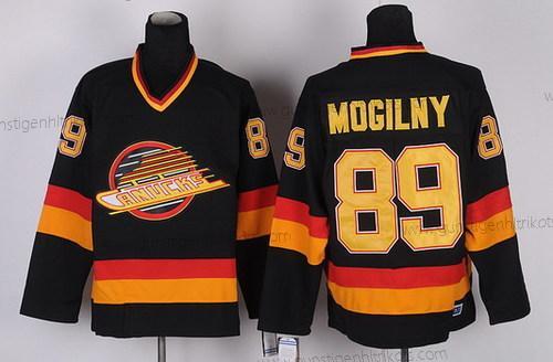 Herren Vancouver Canucks #89 Mogiliny Retro CCM Trikots – Schwarz