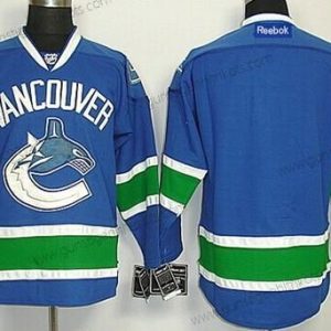 Herren Vancouver Canucks Leer Trikots – Blau