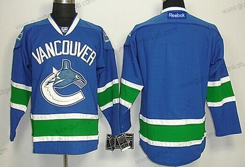 Herren Vancouver Canucks Leer Trikots – Blau