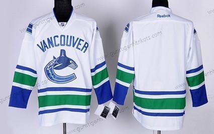 Herren Vancouver Canucks Leer Trikots – Weiß