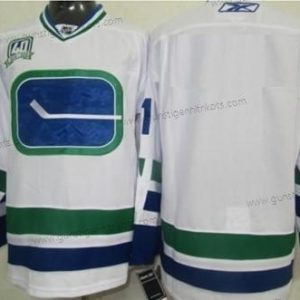 Herren Vancouver Canucks Personalisiertes Ausweichtrikot Trikots – Weiß