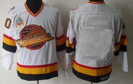 Herren Vancouver Canucks Personalisiertes CCM Trikots – Weiß