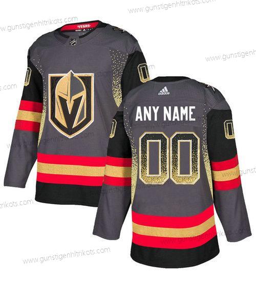 Herren Vegas Golden Knights Personalisiertes Trikots – Grau