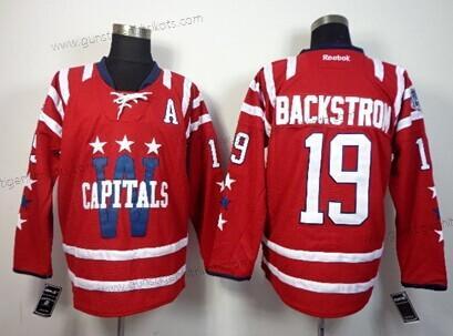 Herren Washington Capitals #19 Nicklas Backstrom 2015 Winter Klassisch Trikots – Rot