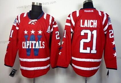 Herren Washington Capitals #21 Brooks Laich 2015 Winter Klassisch Trikots – Rot