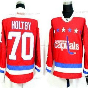 Herren Washington Capitals #70 Braden Holtby Ausweichtrikot Reebok Hockey Trikots – Rot