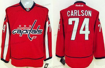 Herren Washington Capitals #74 John Carlson Trikots – Rot