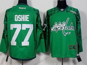 Herren Washington Capitals #77 T. J. Oshie 2016 St. Patrick’S Day Hockey Trikots – Grün