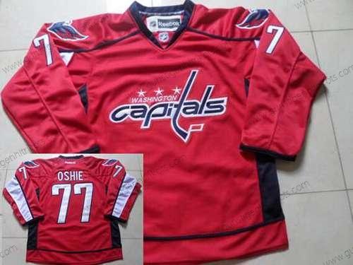 Herren Washington Capitals #77 T. J. Oshie Heimtrikots NHL Reebok Trikots – Rot