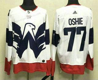 Herren Washington Capitals #77 Tj Oshie 2023 Stadium Series Authentisch Trikots – Weiß