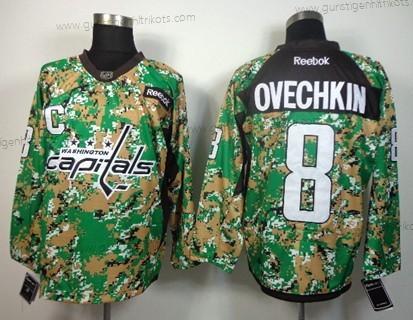 Herren Washington Capitals #8 Alex Ovechkin 2014 Trikots – Tarnfarbe