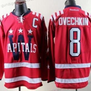 Herren Washington Capitals #8 Alex Ovechkin 2015 Winter Klassisch Trikots – Rot