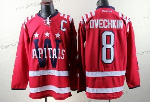 Herren Washington Capitals #8 Alex Ovechkin 2015 Winter Klassisch Trikots – Rot