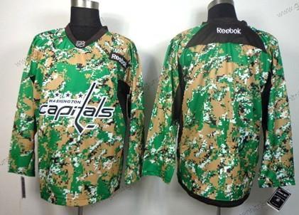 Herren Washington Capitals Leer 2014 Trikots – Tarnfarbe