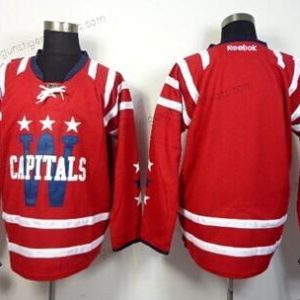 Herren Washington Capitals Leer 2015 Winter Klassisch Trikots – Rot