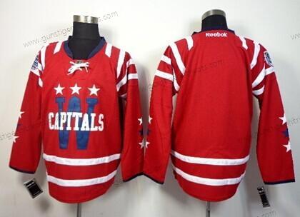 Herren Washington Capitals Leer 2015 Winter Klassisch Trikots – Rot