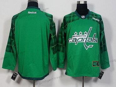 Herren Washington Capitals Leer 2016 St. Patrick’S Day Hockey Trikots – Grün