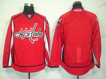 Herren Washington Capitals Leer Trikots – Rot