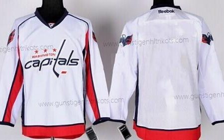 Herren Washington Capitals Leer Trikots – Weiß